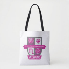 Bolsa Tote Scorpio Birthday Crest™ for October 24-31