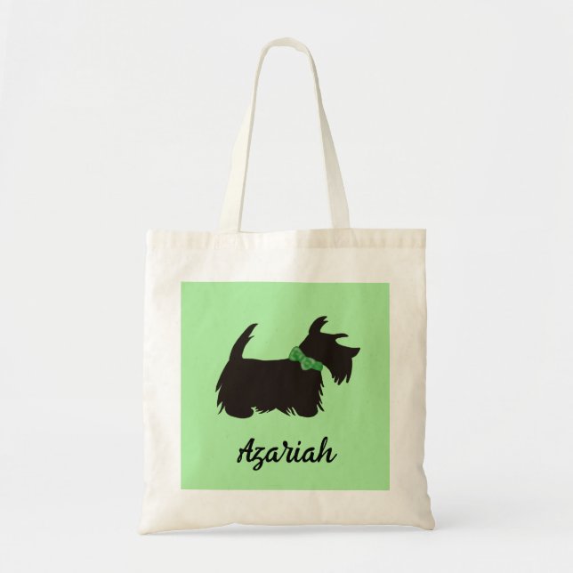 Bolsa Tote Scottie dog Tote bag, Scottish terrier (Frente)