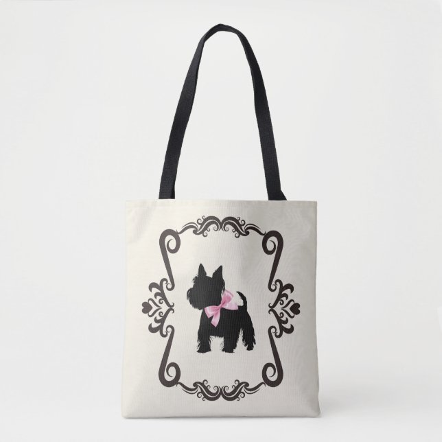 Bolsa Tote Scottie Silhouette (Frente)