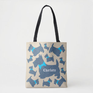 Bolsa Tote Scotties loucos "alguma" sacola conhecida