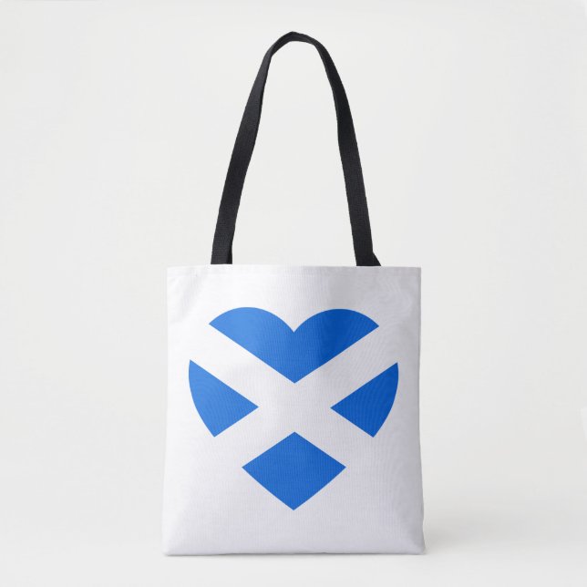 Bolsa Tote Scottish Heartflag (Frente)