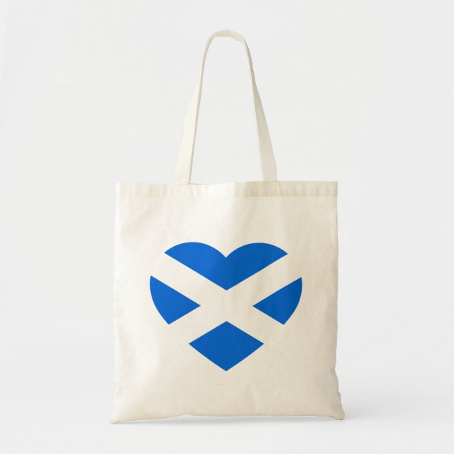 Bolsa Tote Scottish Heartflag btcn (Frente)