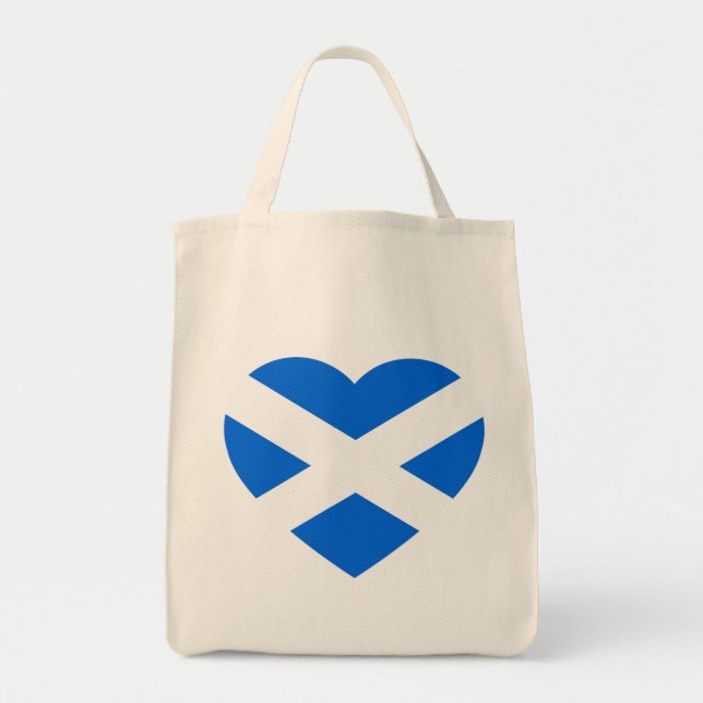 Bolsa Tote Scottish Heartflag gtcn (Frente)