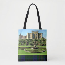 Bolsa Tote Scottish Kennedy Clan Culzean Castle & Tartan Bols