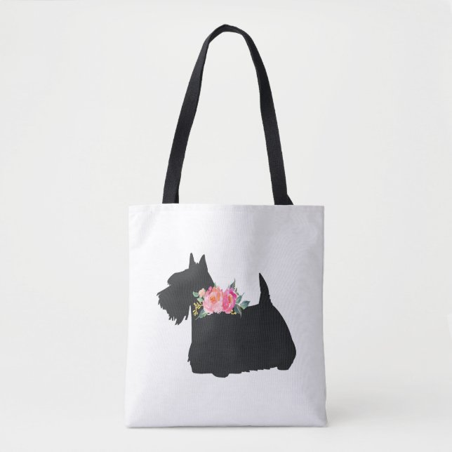 Bolsa Tote Scottish Terrier Scottie Dog (Frente)
