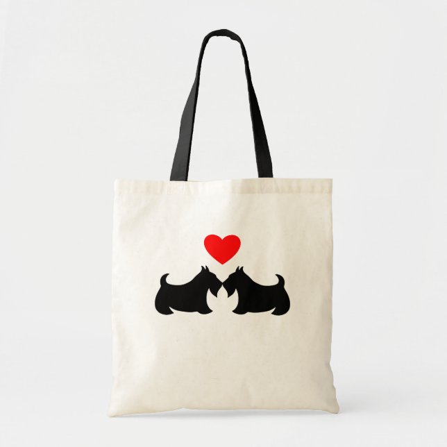 Bolsa Tote Scottish Terrier Tote Bag Gift (Frente)