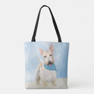 Bolsa Tote Scottish Terrier Wheaten Dog Painting