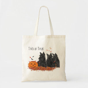 Bolsa Tote Scottish Terriers Halloween