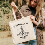 Bolsa Tote Scottsdale Desert Bachelorette Weekend Girls Trip<br><div class="desc">Procurando o presente perfeito para suas damas de honra? Não olhe mais do que nossa escocesa Desert Bachelorette Weekend Girls Trip personalizou a bolsa de tote! Este saco é perfeito para carregando de todos os seus pertences na viagem, e é também uma maneira excelente de mostrar seu apoio aos seus...</div>