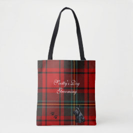 Bolsa Tote Scotty (Escócia) Tartan. Editável