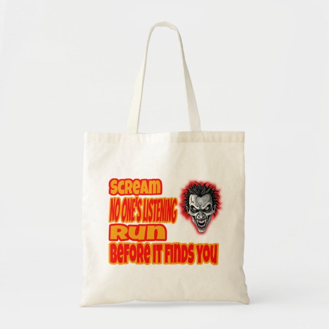 Bolsa Tote Scream & Run  (Frente)