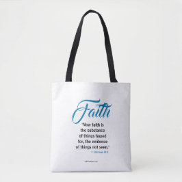 Bolsa Tote Script de Coleção #FAITH