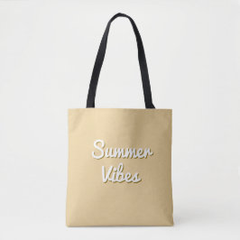 Bolsa Tote Script de Sombra Personalizável do Summer Sunset