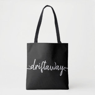 Bolsa Tote script DRIFT AWAY náutico  