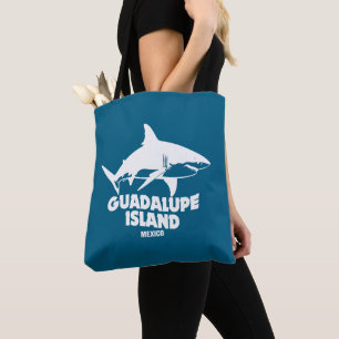 Bolsa Tote Scuba Mergulhando Com Tubarões Ilha Guadalupe