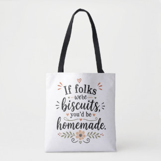 Bolsa Tote Se as pessoas fossem bisquits.....
