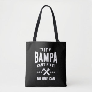 Bolsa Tote Se Bampa não conseguir consertar Pai, vovô, presen