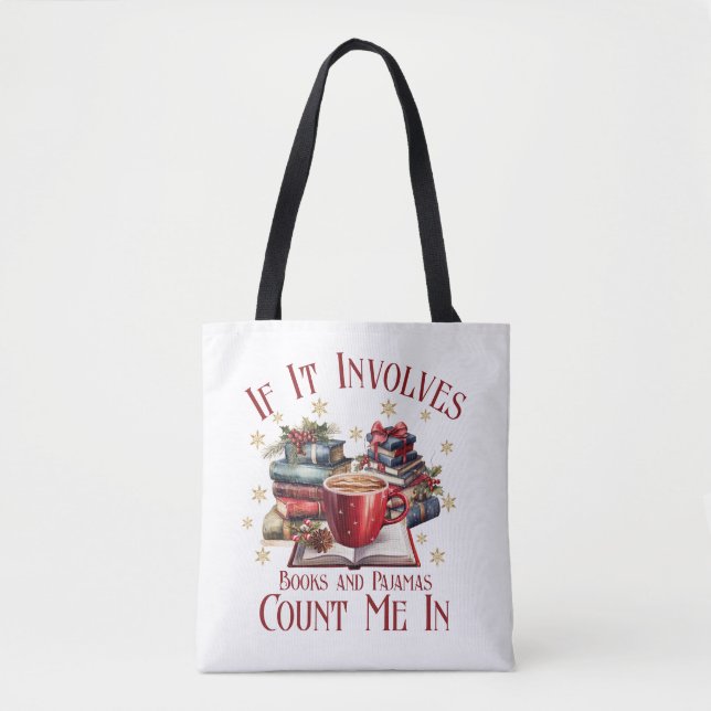 Bolsa Tote Se Envolve Livros e Pijamas, Conte Comigo (Frente)