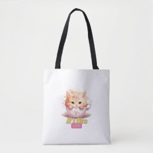 Bolsa Tote "Se Eu Ajustado, Sento-Me"