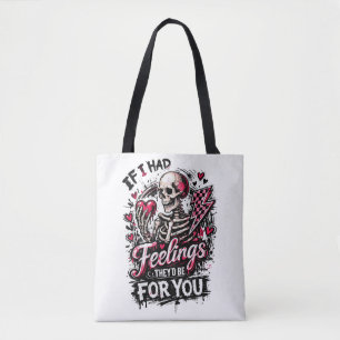 Bolsa Tote Se Eu Tivesse Sentimentos, Seriam Por Você Coração