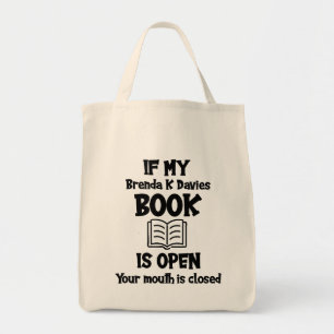 Bolsa Tote Se Meu Livro De Brenda K Davies Estiver Aberto