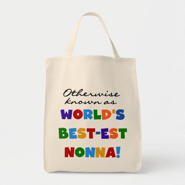 Bolsa Tote Se não sabido como presentes do camiseta do (Frente)
