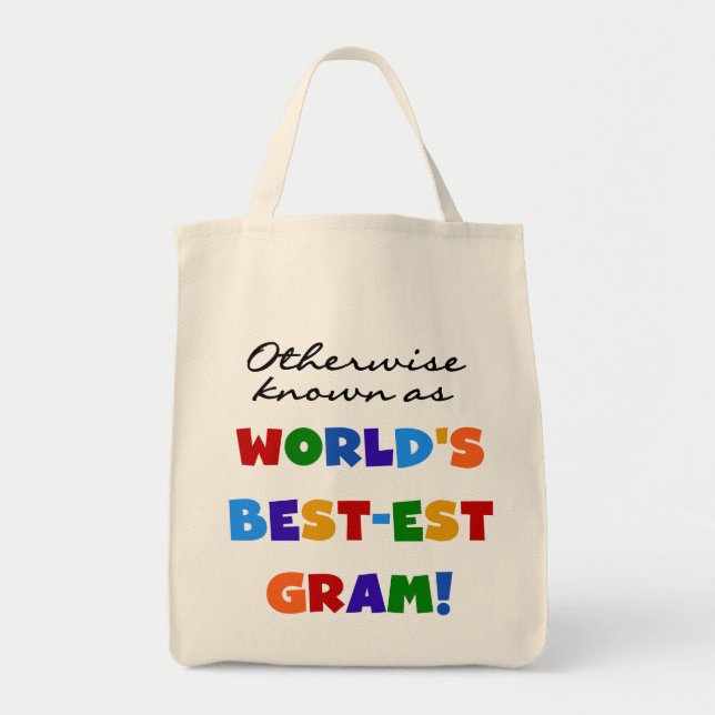 Bolsa Tote Se não sabido como presentes do grama do (Frente)