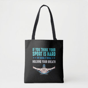 Bolsa Tote Se Você Acha Que Seu Esporte É Duro Engraçado N