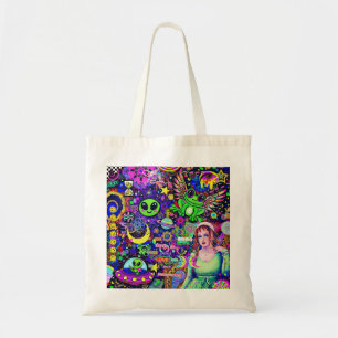 Bolsa Tote Se Você Me Ama Você Não Me Ama Trippy Frog Ali