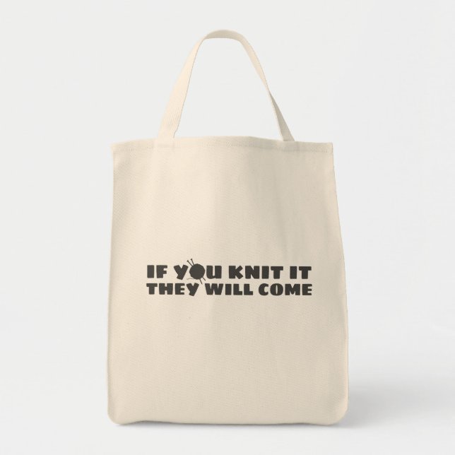 Bolsa Tote Se Você Sabe, Eles Vêm (Frente)