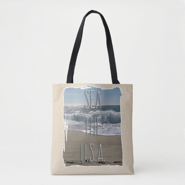 Bolsa Tote Sea The USA Epic Beach Style (Frente)