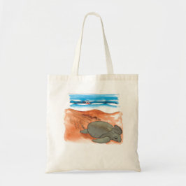 Bolsa Tote Sea Turtle Beach Divertido Colorir