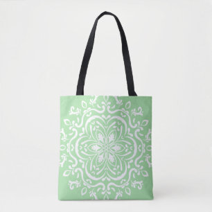 Bolsa Tote Seafoam Mandala
