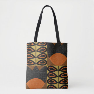 Bolsa Tote seamless pattern in scandinavian design style. Ret
