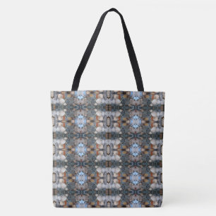 Bolsa Tote Seashells e teste padrão de mosaico 2 das pedras