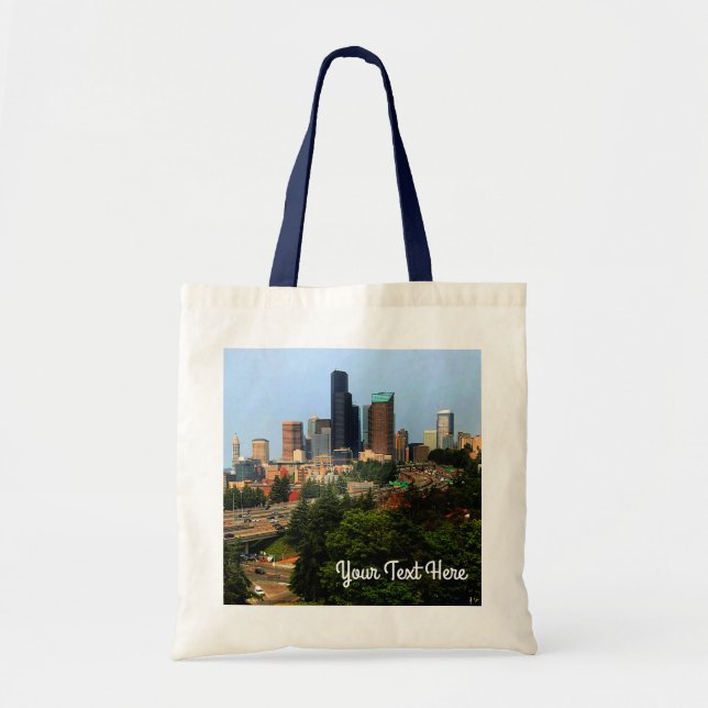 Bolsa Tote Seattle Skyline nº 3-2 Tote Bag (Frente)