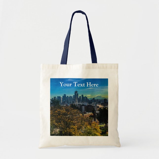 Bolsa Tote Seattle Skyline nº 9 Tote Bag (Frente)