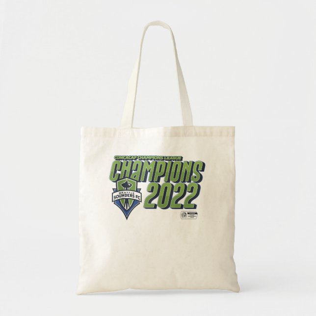 Bolsa Tote Seattle Sounders Champions 2022 Campeão do Concaca (Frente)