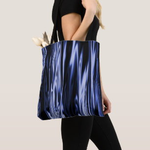 Bolsa Tote Seda Azul......