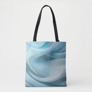 Bolsa Tote Seda Azul