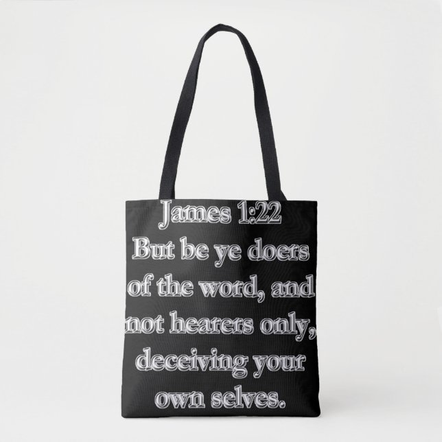 Bolsa Tote Sede Feitores da Palavra (Frente)