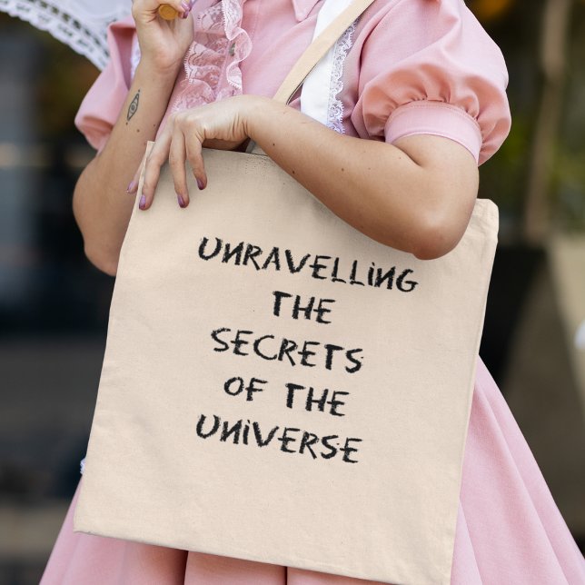 Bolsa Tote Segredos do Professor de Ciência da Física Univers (Shop now and show your cosmic curiosity everywhere you go!)
