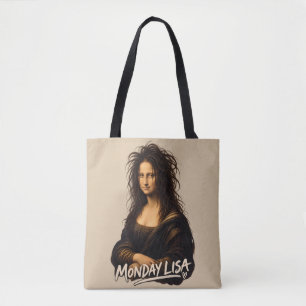 Bolsa Tote Segunda-feira Lisa Arte Divertida do Renascimento