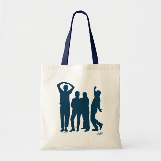 Bolsa Tote Seinfeld | Gráfico Silhouette Group (Frente)