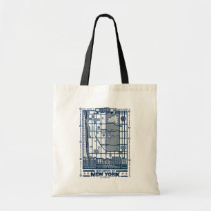 Bolsa Tote Seinfeld   Hot Spots of New York Map