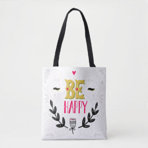 Bolsa Tote Seja 4 felizes