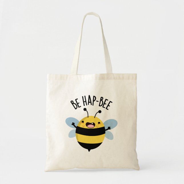 Bolsa Tote Seja Engraçada Por Abelhas. (Frente)