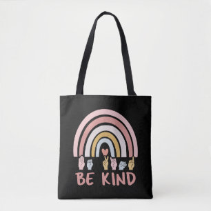 Bolsa Tote Seja Gentil ASL III - Língua Americana de Sinais
