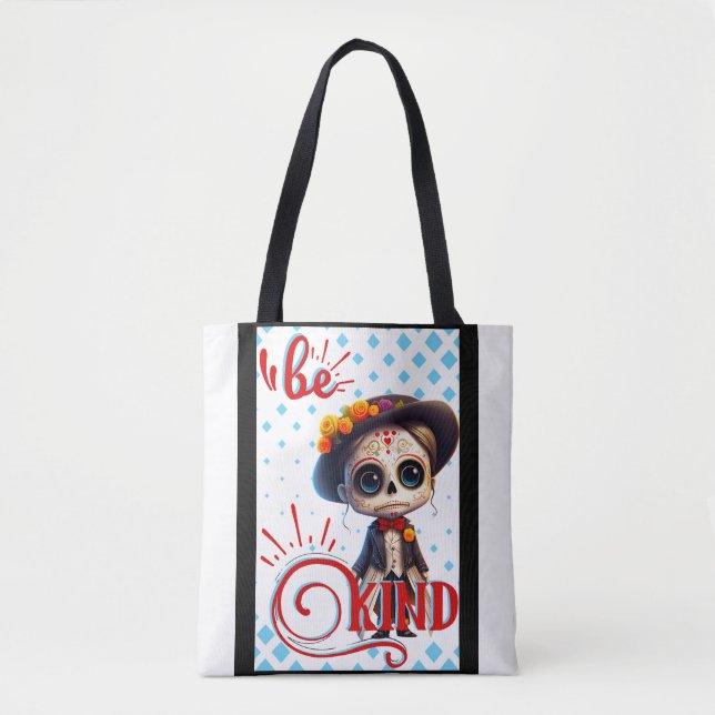 Bolsa Tote Seja gentil com açúcar (Frente)