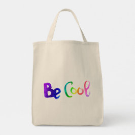 Bolsa Tote Seja letra de desenho de lettering de aquarela leg